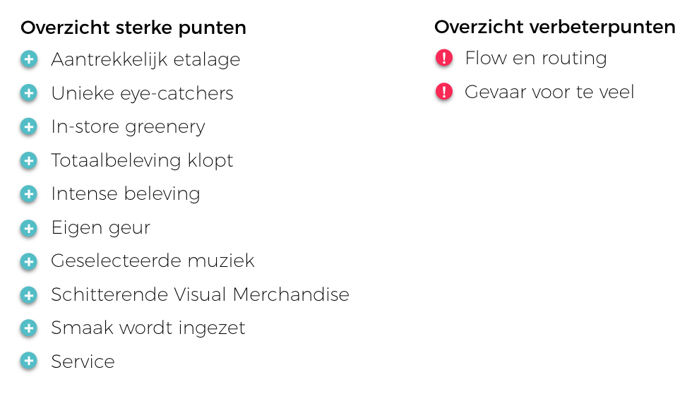 + en -